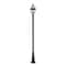 Z-Lite Westover 3 Light Outdoor Post Mounted Fixture, Black & Clear Beveled 580PHB-519P-BK - alternate 2
